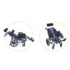 Παιδικό Αναπηρικό Αμαξίδιο Αλουμινίου Πτυσσόμενο AC-57. Μπλε. 