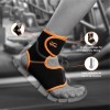 Αθλητική Επιστραγαλίδα Neoprene με Αυτοκόλλητους Ιμάντες Ankle Support. One Size. Μαύρο. Ortholand. 