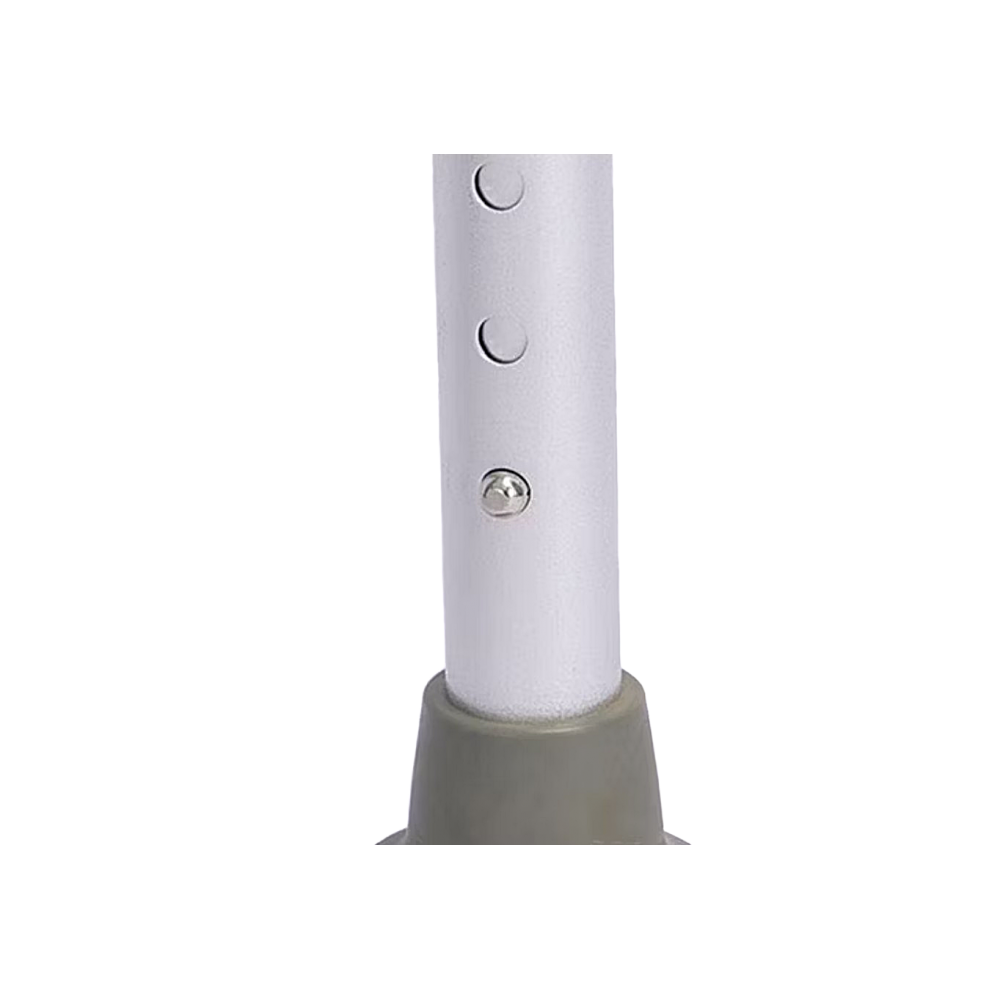 Καρέκλα Μπάνιου Ντους Αλουμινίου BME 350 για Ενήλικες - ΑΜΕΑ. Ρυθμιζόμενου Ύψους με Πλάτη. Λευκή. 