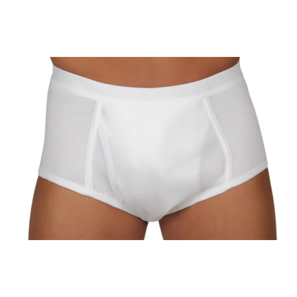 Πλενόμενο Ανδρικό Εσώρουχο Ελαφριάς Ακράτειας CARETEX BRIEF. Απορροφητικότητα 100ml. Λευκό. Πλενόμενο Ανδρικό Εσώρουχο Ελαφριάς Ακράτειας CARETEX BRIEF. Απορροφητικότητα 100ml. Λευκό.