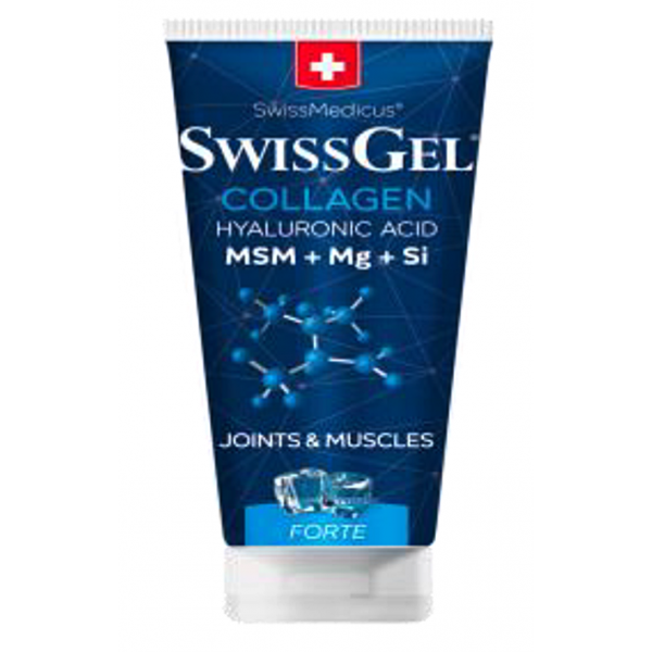 Ψυκτικό Γαλάκτωμα Γέλης Μασάζ Swiss Gel Collagen Forte Cooling για Αρθρώσεις & Μυς με Κολλαγόνο και Βότανα. 200ml.  Ψυκτικό Γαλάκτωμα Γέλης Μασάζ Swiss Gel Collagen Forte Cooling για Αρθρώσεις & Μυς με Κολλαγόνο και Βότανα. 200ml.
