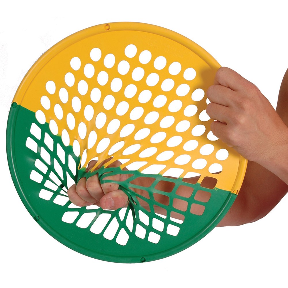 Δυναμικό Δίχτυ Ασκήσεων Χεριών-Δακτύλων Power-Web® Combo. Κίτρινο-Πράσινο. AC-3190.  