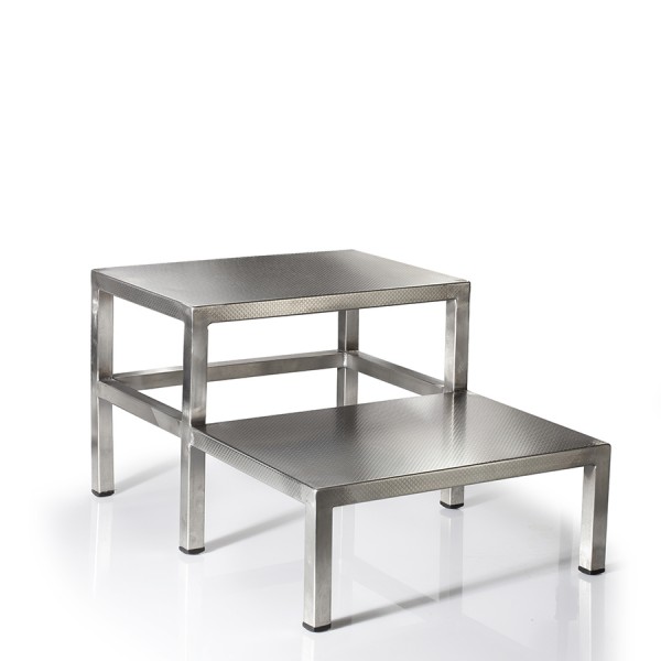 Διπλό Σκαλοπάτι Χειρουργείου. Ανοξείδωτο. 35x45x35 cm. D-91. Διπλό Σκαλοπάτι Χειρουργείου. Ανοξείδωτο. 35x45x35 cm. D-91.