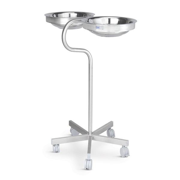 Ανοξείδωτος Τροχήλατος Διπλός Λεκανοστάτης D-80 Νοσοκομειακής Χρήσης. 70x35x80 cm. Ανοξείδωτος Τροχήλατος Διπλός Λεκανοστάτης D-80 Νοσοκομειακής Χρήσης. 70x35x80 cm.