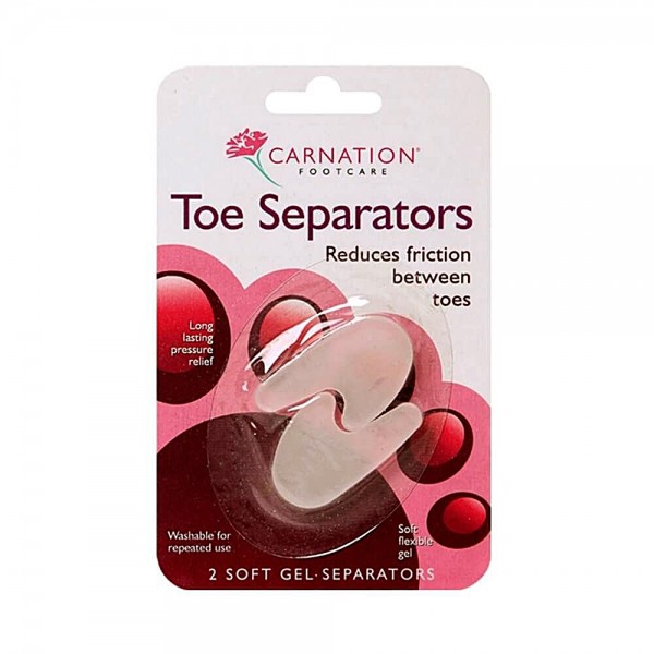 Διαχωριστικό Gel Δαχτύλων Carnation Toe Separators. 2Τεμάχια. 1072 Vican. Διαχωριστικό Gel Δαχτύλων Carnation Toe Separators. 2Τεμάχια. 1072 Vican.