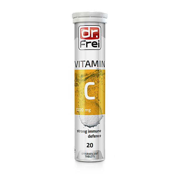 Dr. Frei Βιταμίνη C 1000mg σε Αναβράζοντα Δισκία. 20 Δισκία. 