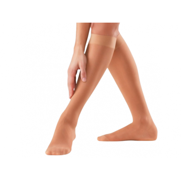 Γυναικεία Υπέρλεπτη Ελαστική Κάλτσα Πρόληψης, Κάτω Γόνατος SANYLEG B11. 70den. Μέτριας Συμπίεσης 10-14 mmHg. Μπεζ. Γυναικεία Υπέρλεπτη Ελαστική Κάλτσα Πρόληψης, Κάτω Γόνατος SANYLEG B11. 70den. Μέτριας Συμπίεσης 10-14 mmHg. Μπεζ.