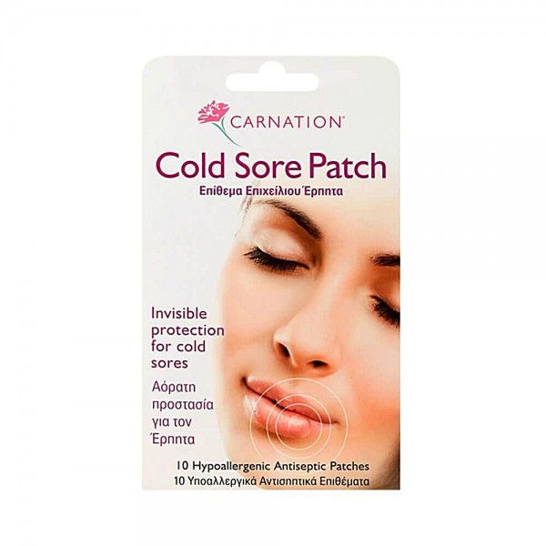 Επιθέματα Κατά του Επιχείλιου Έρπητα Carnation Cold Sore Patch. 10Τεμάχια. 1092 Vican. Επιθέματα Κατά του Επιχείλιου Έρπητα Carnation Cold Sore Patch. 10Τεμάχια. 1092 Vican.