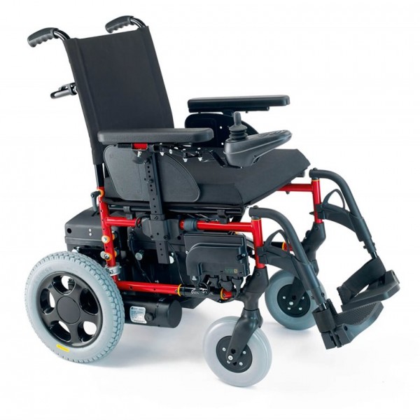 Πτυσσόμενο Ηλεκτροκίνητο Αμαξίδιο Sunrise Medical QUICKIE F35 R2. Κόκκινο. Πτυσσόμενο Ηλεκτροκίνητο Αμαξίδιο Sunrise Medical QUICKIE F35 R2. Κόκκινο.