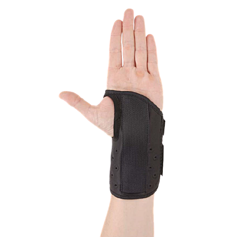 Ελαστικός Νάρθηκας Καρπού 15cm “FORMFIT WRIST 15”. Αριστερός. Μαύρο. Ortholand. 