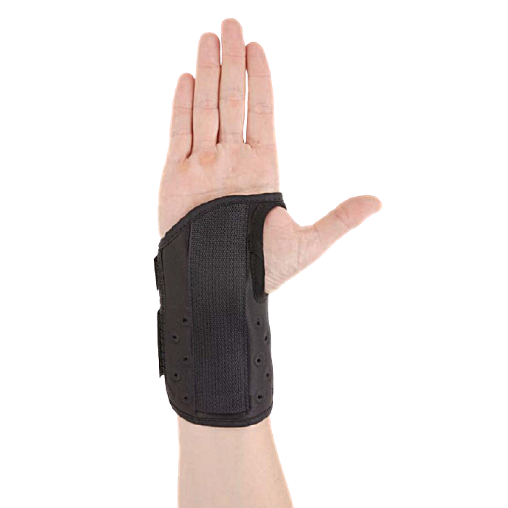 Ελαστικός Νάρθηκας Καρπού 15cm “FORMFIT WRIST 15”. Δεξιός. Μαύρο. Ortholand. 