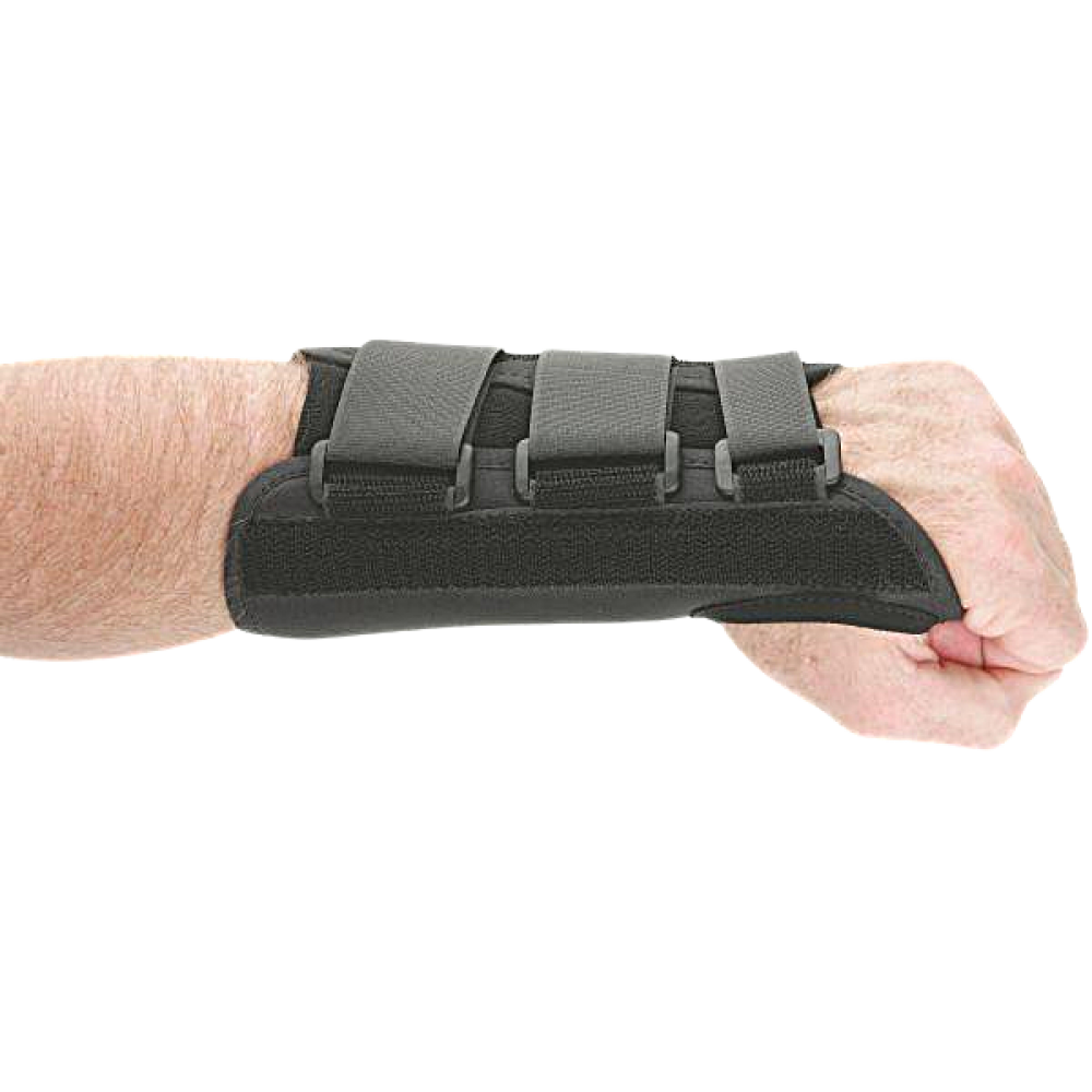 Ελαστικός Νάρθηκας Καρπού 20cm “FORMFIT WRIST 20”. Αριστερός. Μαύρο. Ortholand. 