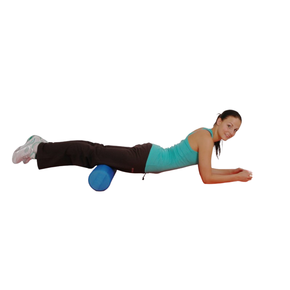 Ρολό Αφρού Γυμναστικής Pilates Mambo Max Foam Roller. Μήκος 90cm. Ø 15cm. Μπλε. AC-3237.