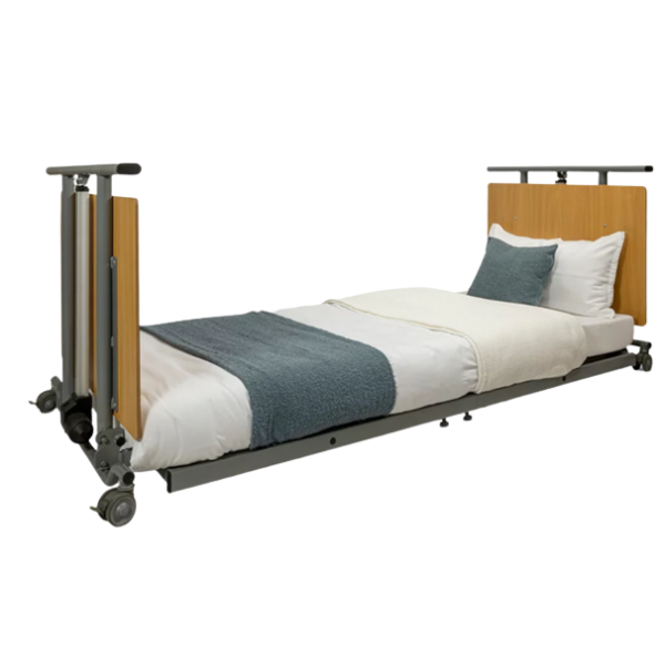 FONDO Tecfor Care Χαμηλό Ηλεκτρικό Πολύσπαστο Κρεβάτι Νοσηλείας για Αποφυγή Πτώσεων. Έλάχιστο Ύψος 6,7cm. 