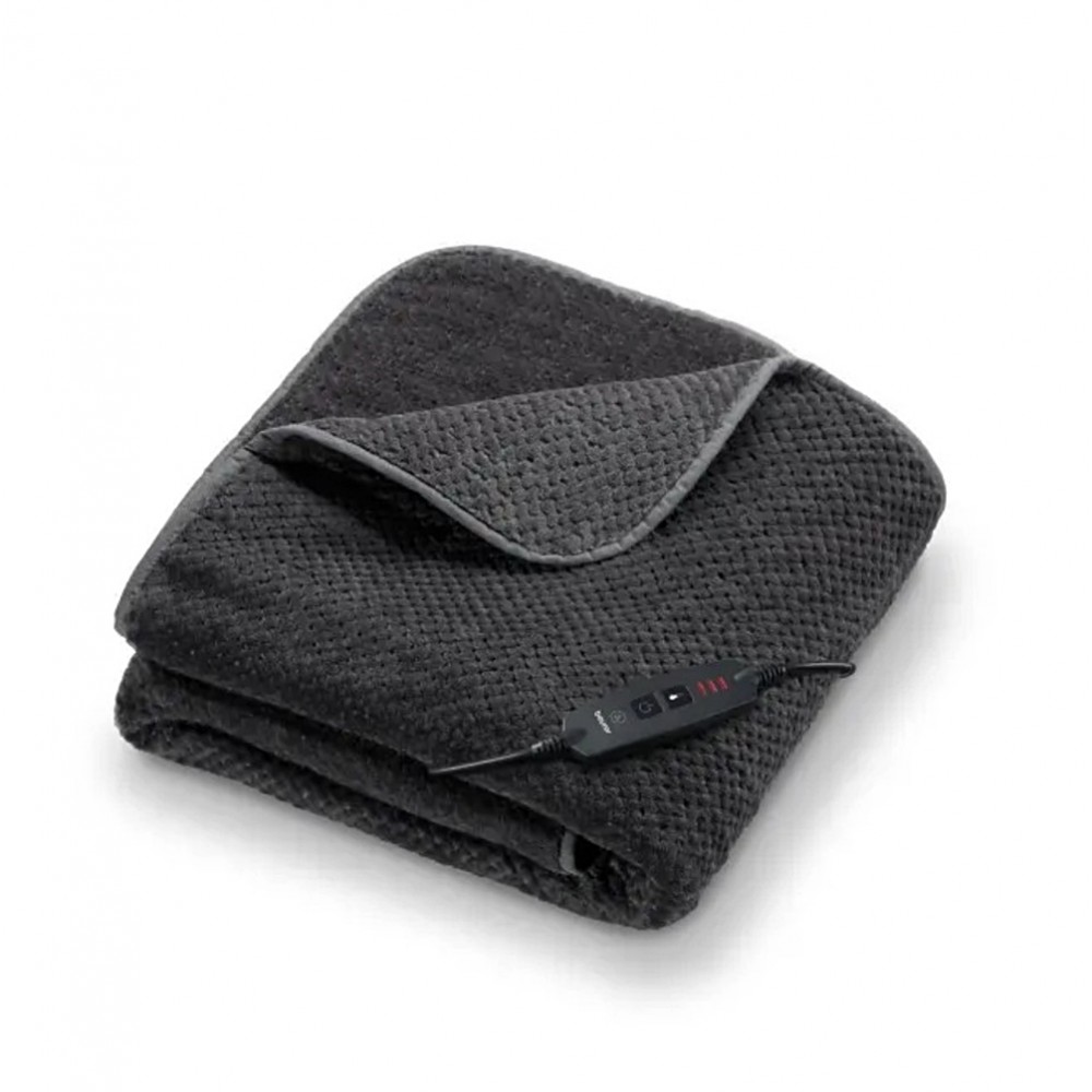 Μαλακή Θερμαινόμενη Κουβέρτα Beurer HD 65. Μονή 180x130cm. Σκούρο Γκρι. 