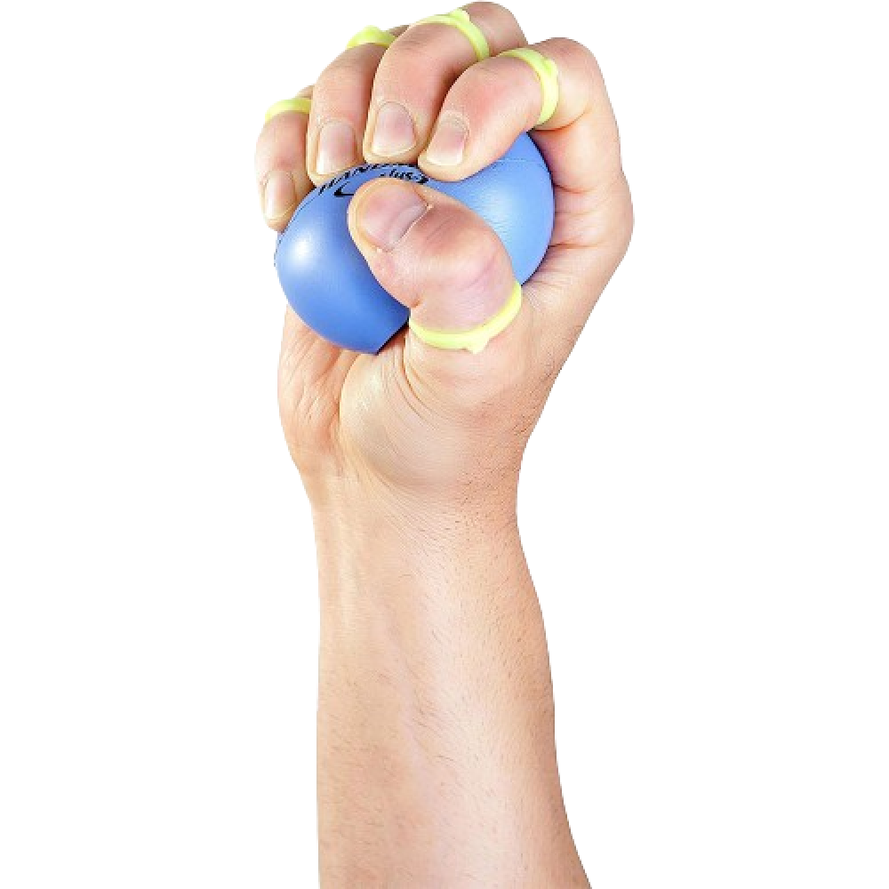 Μπαλάκι Εξάσκησης-Ενδυνάμωσης Χεριού-Δακτύλων Moves Handmaster Plus. Γαλάζιο Χαμηλής Αντίστασης. 
