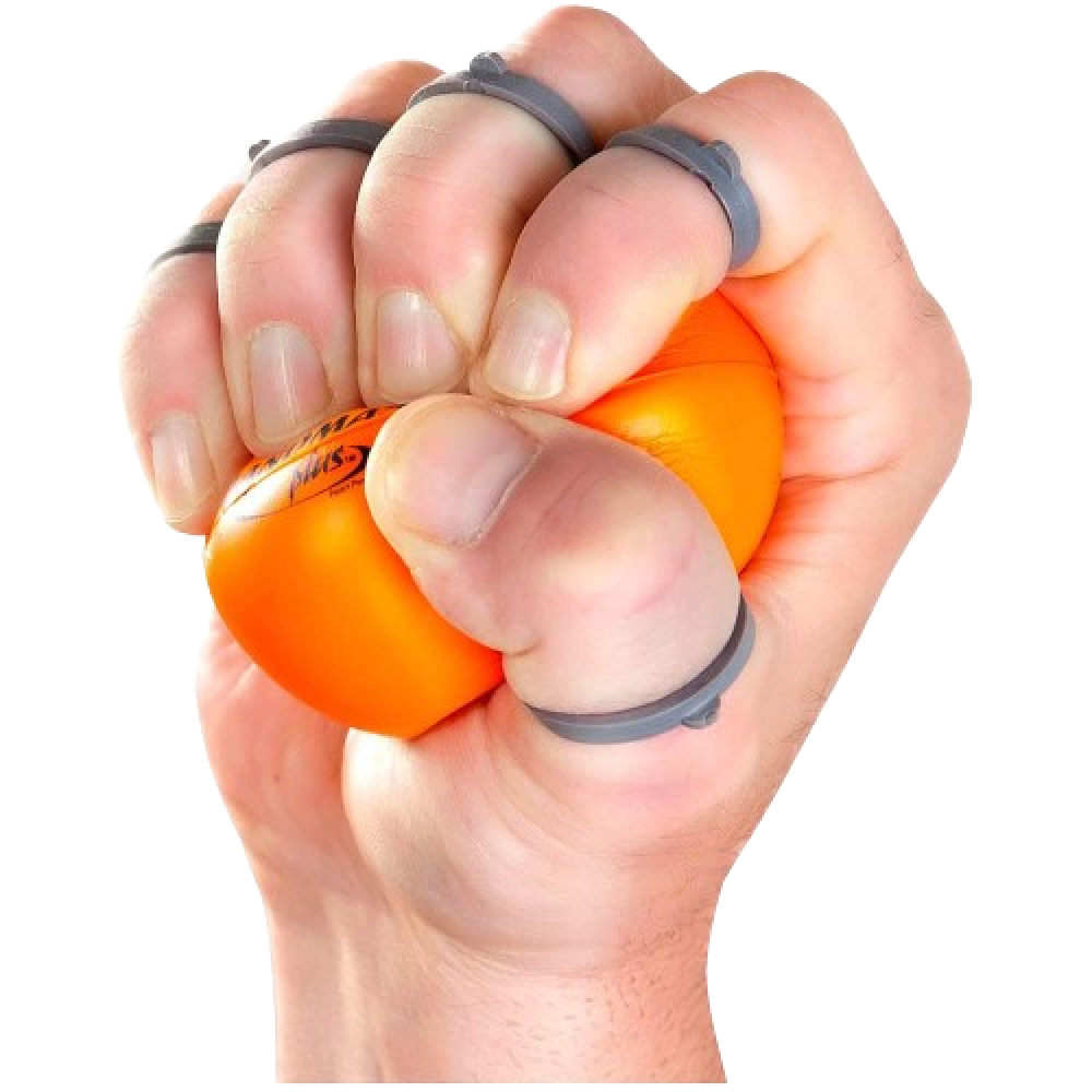 Μπαλάκι Εξάσκησης-Ενδυνάμωσης Χεριού-Δακτύλων Moves Handmaster Plus. Πορτοκαλί Υψηλής Αντίστασης. 
