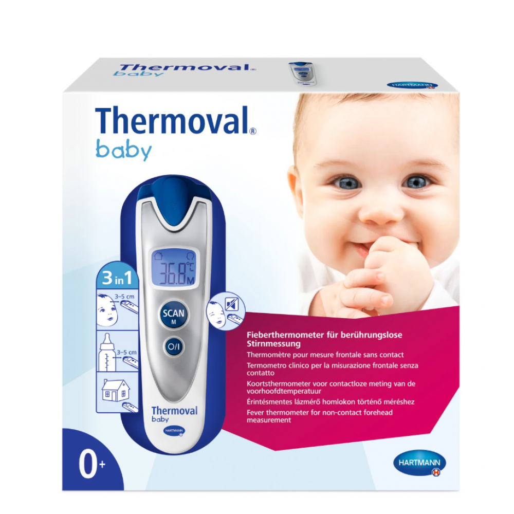 Παιδικό Ηλεκτρονικό Θερμόμετρο Thermoval® Baby Hartmann Ανέπαφης Θερμομέτρησης. 925094. 