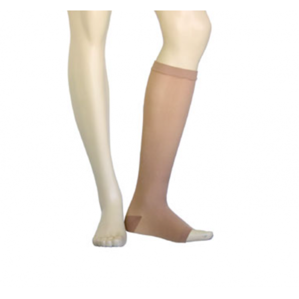 Αντιθρομβωτικές Κάλτσες Κάτω Γόνατος Κλάσης IΙ, 22-28 mmHg Ανοικτών Δακτύλων. Ζεύγος. Μπεζ.  Αντιθρομβωτικές Κάλτσες Κάτω Γόνατος Κλάσης IΙ, 22-28 mmHg Ανοικτών Δακτύλων. Ζεύγος. Μπεζ.