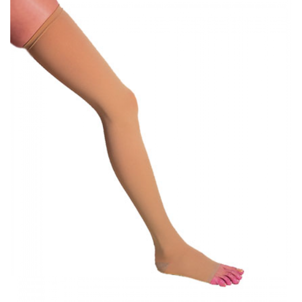 Αντιθρομβωτικές Κάλτσες Ριζομηρίου Κλάσης IΙ, 22-28 mmHg Ανοικτών Δακτύλων. Ζεύγος. Μπεζ. 