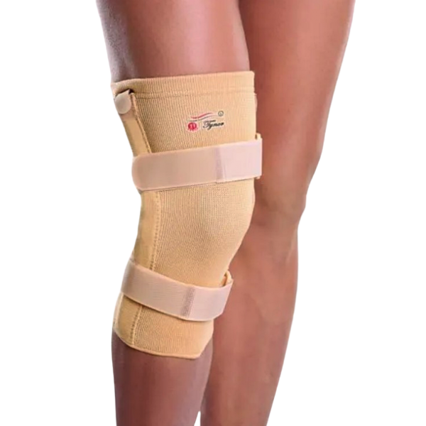 Ελαστική Κλειστή Επιγονατίδα με Πλάγιες Πλαστικές Μπανέλες  Ελαστική Κλειστή Επιγονατίδα με Πλάγιες Πλαστικές Μπανέλες