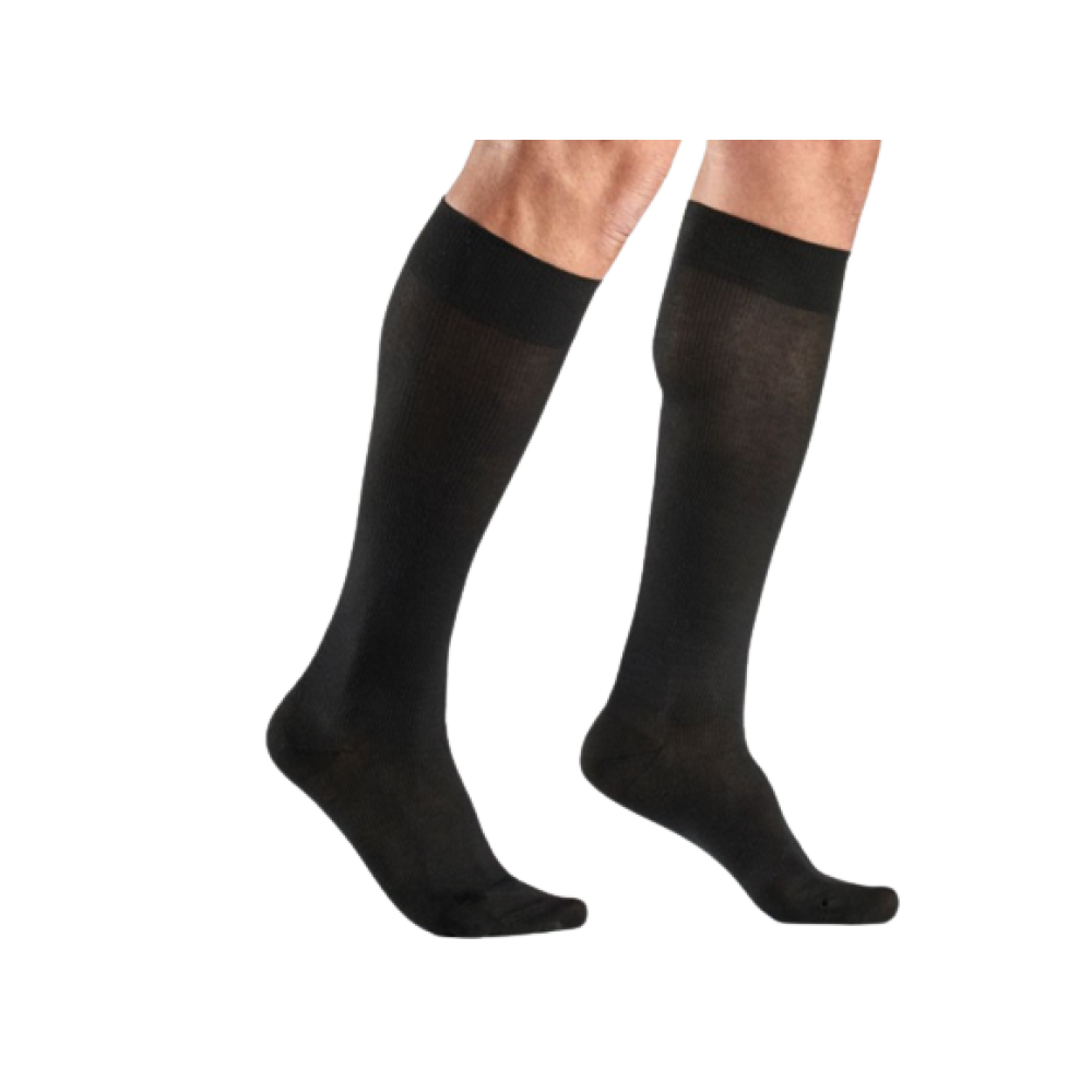 Βαμβακερή Κάλτσα Πρόληψης, Κάτω Γόνατος SANYLEG M32 Unisex. Υψηλής Συμπίεσης 25-27 mmHg. Μαύρο. Βαμβακερή Κάλτσα Πρόληψης, Κάτω Γόνατος SANYLEG M32 Unisex. Υψηλής Συμπίεσης 25-27 mmHg. Μαύρο.