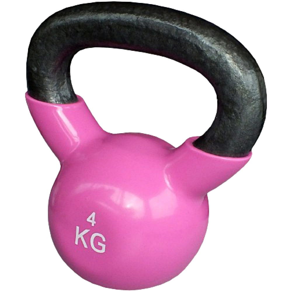 Βαράκι με Λαβή Mambo Max KETTLEBELL. Ροζ 4Kg. AC-3381. 