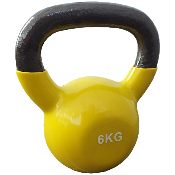 Βαράκι με Λαβή Mambo Max KETTLEBELL. Κίτρινο 6Kg. AC-3382.  Βαράκι με Λαβή Mambo Max KETTLEBELL. Κίτρινο 6Kg. AC-3382.