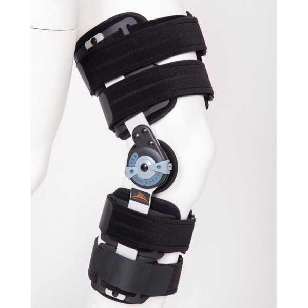 Νάρθηκας Μηροκνημικός Λειτουργικός MB.9000 με Γωνιόμετρο PREMIUM SHORT. Αμφιδέξιος. One Size. Μήκος 40cm. Παροχή ΕΟΠΥΥ. 