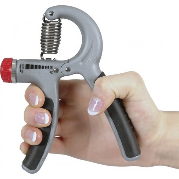 Λαβή Εκγύμνασης Χειρός MANUS Hand Grip Ρυθμιζόμενης Αντίστασης. Γκρι 10-40Kg. AC-3176. Λαβή Εκγύμνασης Χειρός MANUS Hand Grip Ρυθμιζόμενης Αντίστασης. Γκρι 10-40Kg. AC-3176.