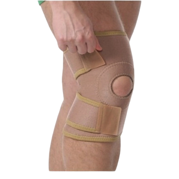 Επιγονατίδα Aeroprene με Ενισχυμένη Οπή. One Size. Μπεζ. MED/8246 Ortholand. Επιγονατίδα Aeroprene με Ενισχυμένη Οπή. One Size. Μπεζ. MED/8246 Ortholand.