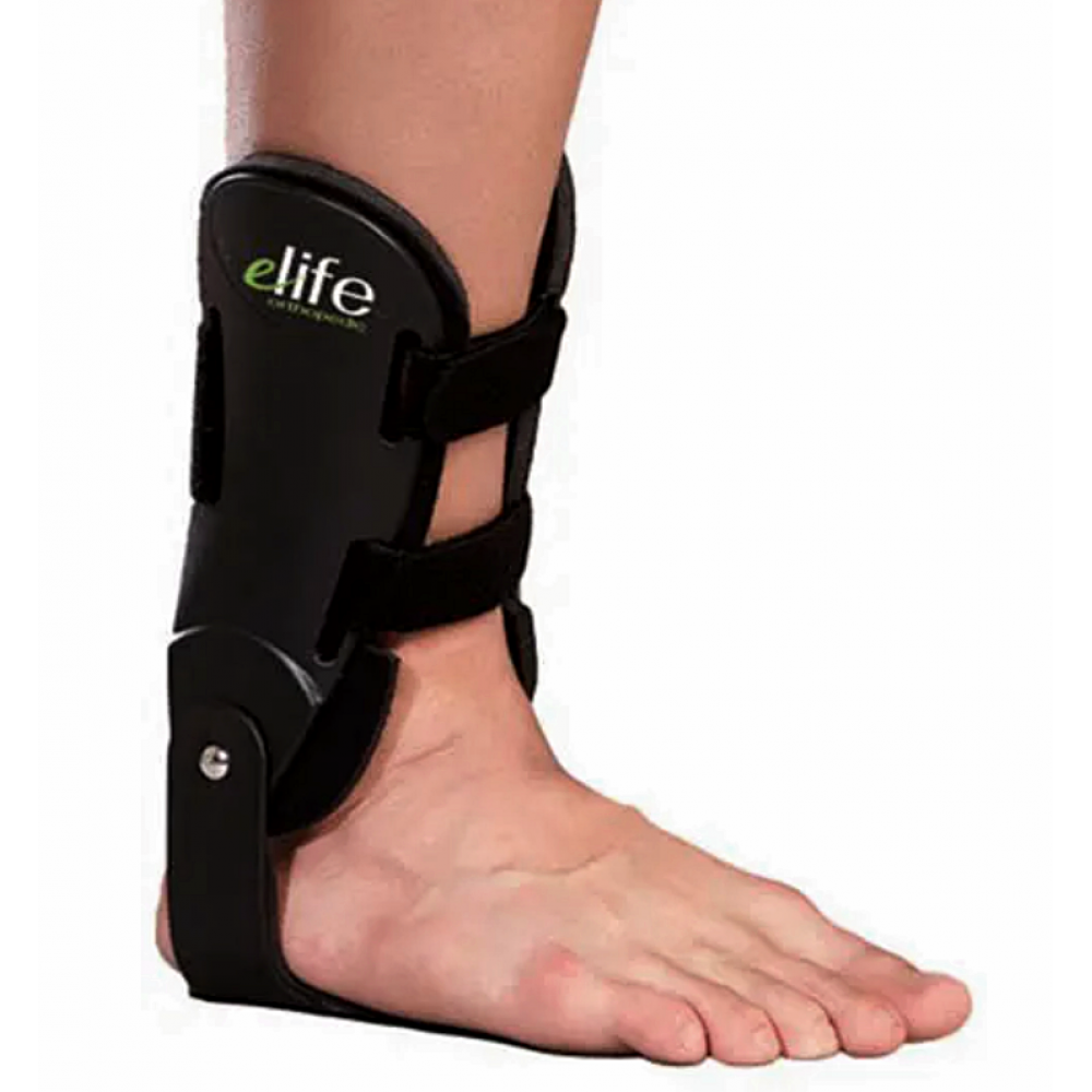 Νάρθηκας Ποδοκνημικής Διπλής Βαλβίδας 'ACTIVE ANKLE BRACE'. Δεξιός. Μαύρο. ΟΙΚ/ 232-7 Ortholand.