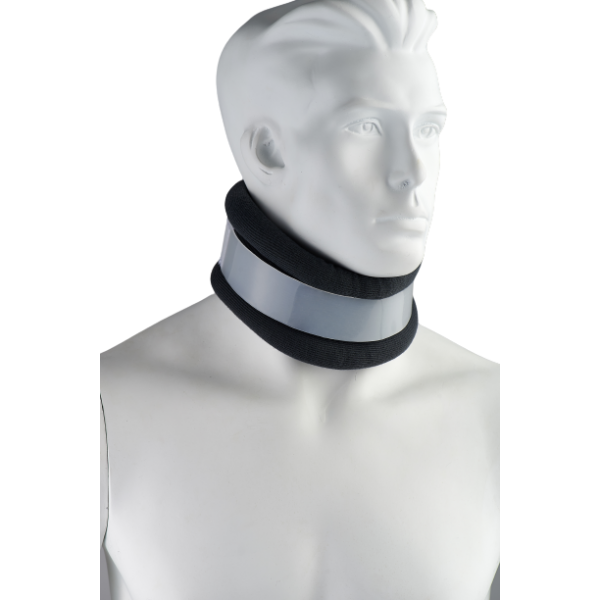 Aυχενικό Mαλακό Kολάρο με Θερμοπλαστικό. Ύψος 8cm. Γκρι.  Aυχενικό Mαλακό Kολάρο με Θερμοπλαστικό. Ύψος 8cm. Γκρι.