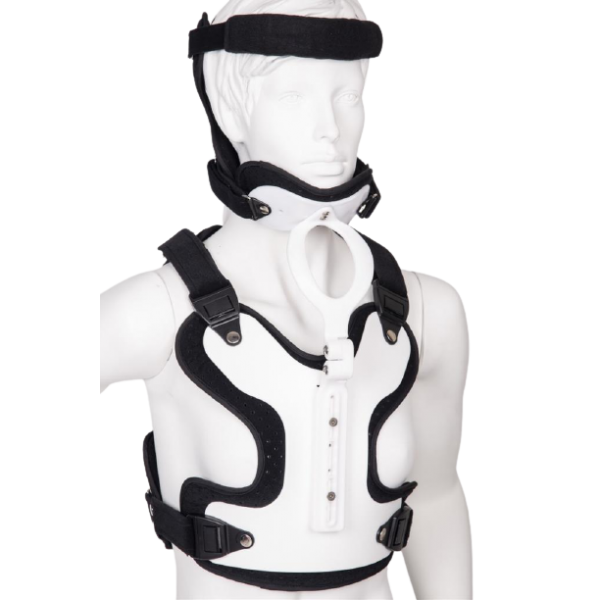 Αυχενοθωρακικός Nάρθηκας Ρυθμιζόμενου Ύψους Τύπου MINERVA MB.2500. One Size.  Αυχενοθωρακικός Nάρθηκας Ρυθμιζόμενου Ύψους Τύπου MINERVA MB.2500. One Size.