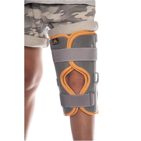 Παιδικός Ακινητοποιητής Γόνατος MB.25 με Οπίσθιες Μεταλλικές Άκαμπτες Μπανέλες Αλουμινίου. One Size. Αμφιδέξιος. Παροχή ΕΟΠΥΥ. 