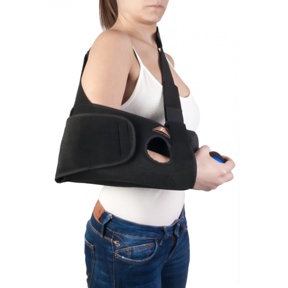 Απαγωγική Aκινητοποίηση Ώμου 10°-15° SLING CUFF MB.305. Αμφιδέξιος. One Size. Μαύρο. Παροχή ΕΟΠΥΥ. 