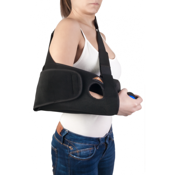 Απαγωγική Aκινητοποίηση Ώμου 10°-15° SLING CUFF MB.305. Αμφιδέξιος. One Size. Μαύρο. 