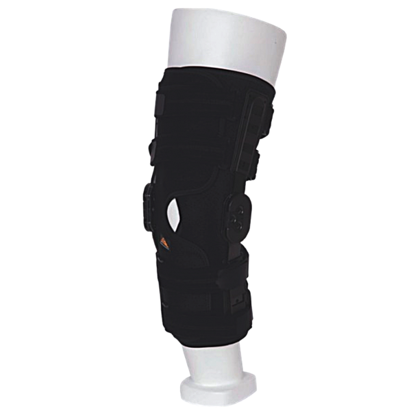 Επιγονατίδα Neoprene  με Γωνιόμετρο “PATELLA ROM” MB.4071. Ύψος 40cm. Αμφιδέξιο. One Size. Μαύρο. Παροχή ΕΟΠΥΥ. 