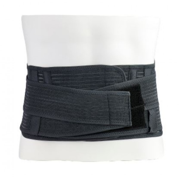 Ζώνη Οσφύος με Οσφυϊκό Πίεστρο PRESSURE PAD MB.5305. Ύψος Οπίσθιο 24,5cm. Σκούρο Γκρι.