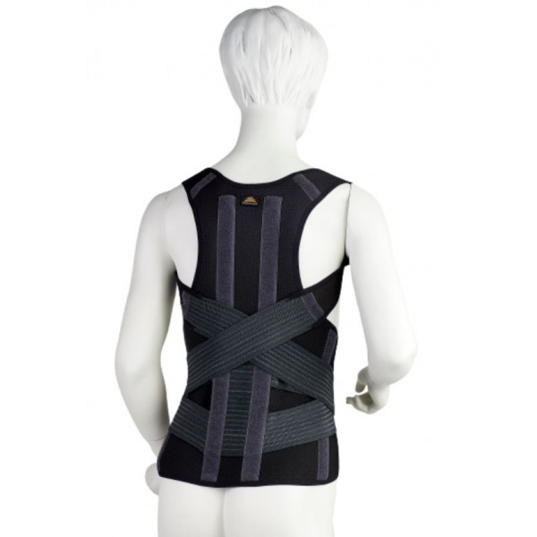 Ζώνη Θωρακικής Οσφυϊκής Μοίρας MB.5319 DORSALUMBAR CORSET Τύπου Taylor. Σκούρο Γκρι. Παροχή ΕΟΠΥΥ. 