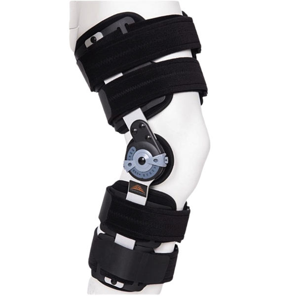 Νάρθηκας Μηροκνημικός Λειτουργικός με Γωνιόμετρο MB.9060. Μήκος 60cm. Αμφιδέξιος. One Size. Παροχή ΕΟΠΥΥ. 