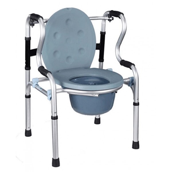 Περιπατητήρας Easy Walk MB.HC006 με Δοχείο Τουαλέτας W.C. Αλουμινίου. Πτυσσόμενος. 