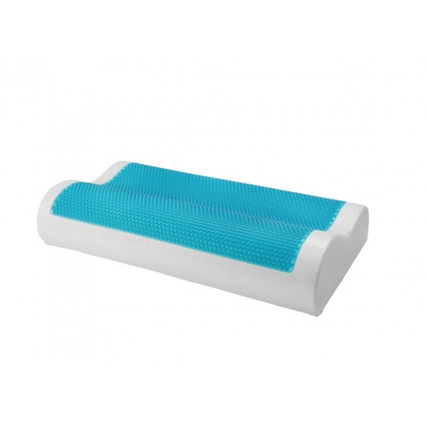 Ανατομικό Μαξιλάρι Ύπνου Dream Foam Gel Αφρού Μνήμης. Λευκό. 63x34x12 cm. MB.HC1804. Ανατομικό Μαξιλάρι Ύπνου Dream Foam Gel Αφρού Μνήμης. Λευκό. 63x34x12 cm. MB.HC1804.
