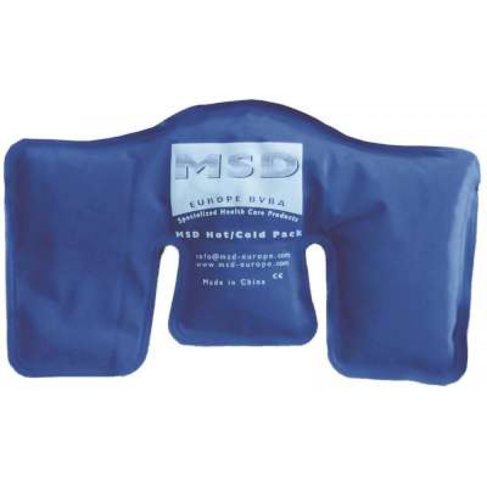 Επίθεμα Θερμοθεραπείας - Κρυοθεραπείας Τριών Τμημάτων για Αυχένα - Ωμοπλάτη MVS Standard με Nylon Κάλυμμα. Medium - Large 20x40cm. 