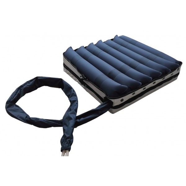 Μαξιλάρι Αμαξιδίου Ραβδωτών Αεροθαλάμων με Αεραντλία AC-741. 49x46x12cm.   Μαξιλάρι Αμαξιδίου Ραβδωτών Αεροθαλάμων με Αεραντλία AC-741. 49x46x12cm.