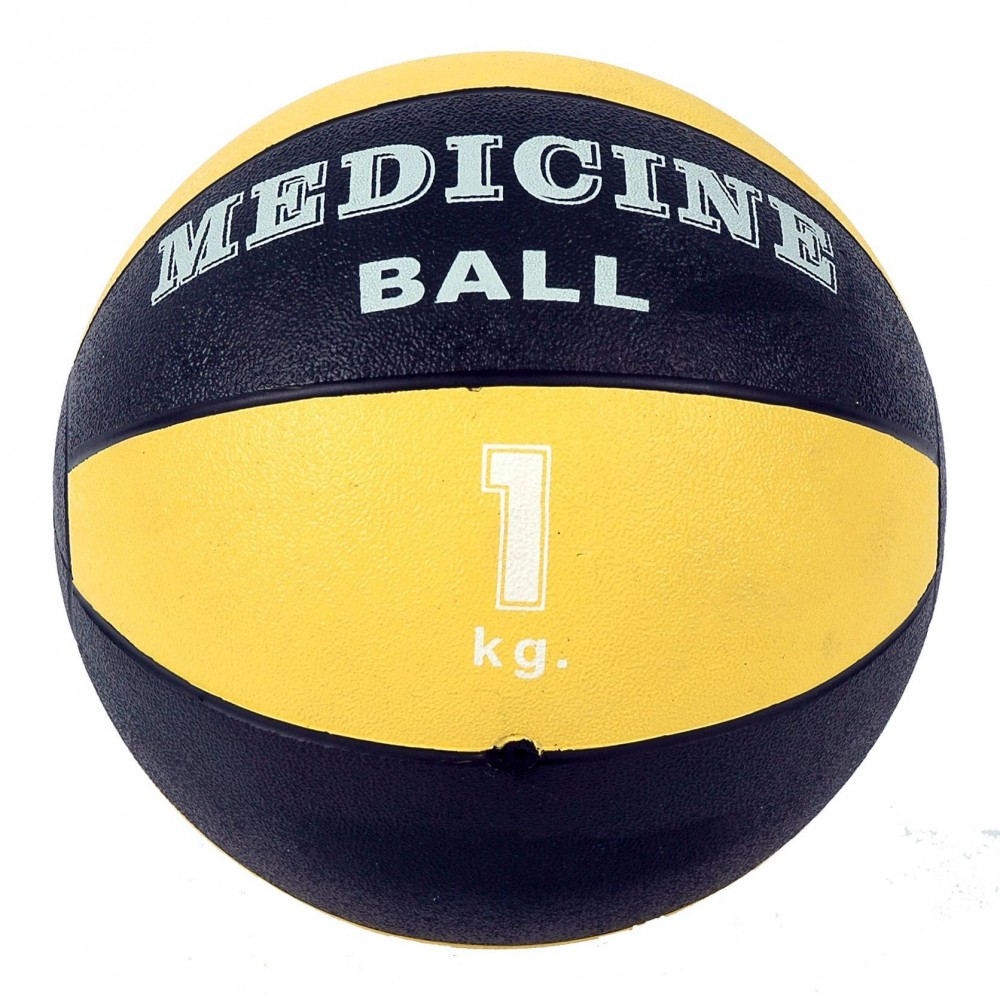 Ιατρική Μπάλα Ασκήσεων Mambo Max Medicine Ball. Κίτρινη 1Kg. AC-3390. 