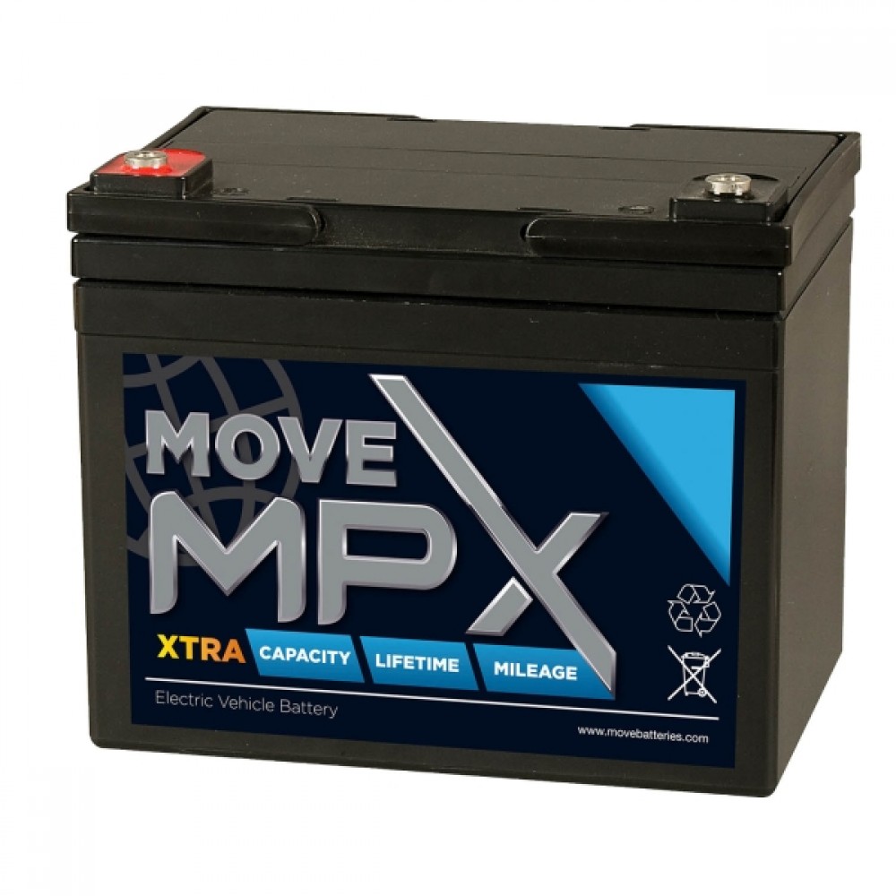 Μπαταρία Ηλεκτρικών Αμαξιδίων –Scooter MOVE MPX 34-12 Συνεχών Κύκλων Φόρτισης –Εκφόρτισης. 36Ah-12V. Τεχνολογίας Advanced Glass Matt.