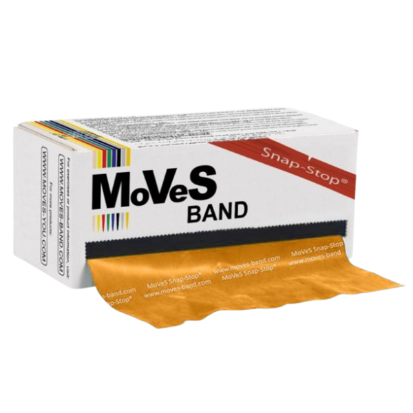 Λάστιχο Εξάσκησης-Γυμναστικής με Αντίσταση MoVeS Band Snap Stop. Χρυσό-Σκληρό 5x. 22,5m. AC-3127. Λάστιχο Εξάσκησης-Γυμναστικής με Αντίσταση MoVeS Band Snap Stop. Χρυσό-Σκληρό 5x. 22,5m. AC-3127.