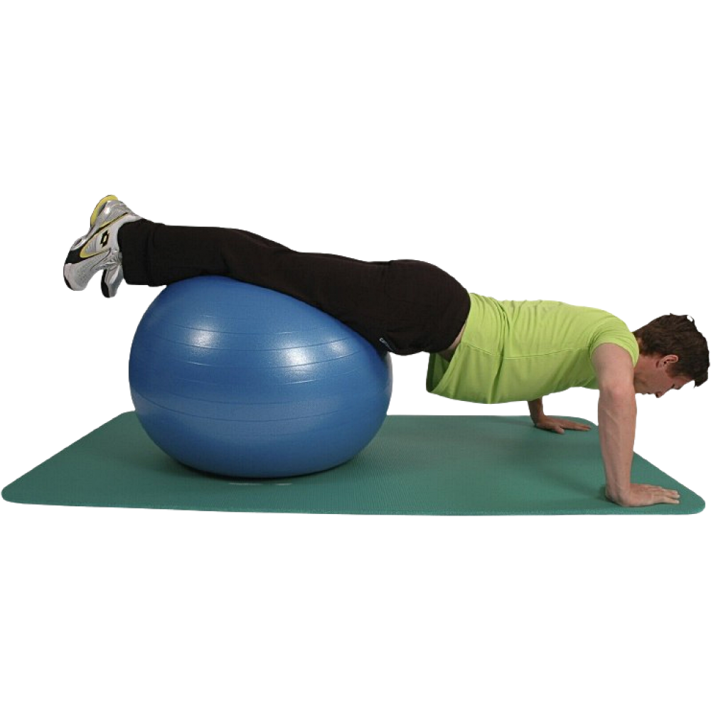 Μπάλα Γυμναστικής Mambo Max Pilates Anti-Burst Gym Ball με Τεχνολογία Κατά του Σκασίματος. Ø 75cm. Μπλε. AC-3261.