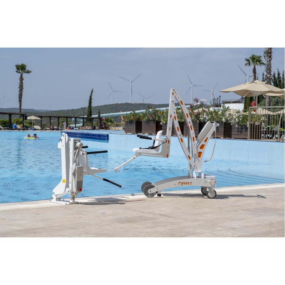 NART FREE POOL LIFT Φορητός Τροχήλατος Ανελκυστήρας Πρόσβασης - Μεταφοράς σε Πισίνα.    